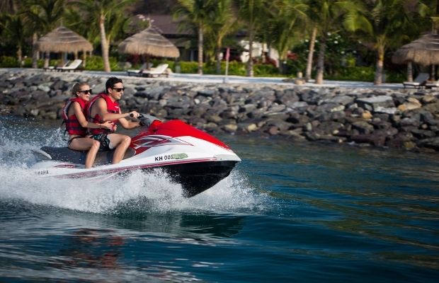 Jetski at the Amiana Resort